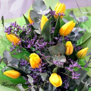 Yellow Tulip Posy